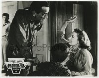 3c650 DESPERATE HOURS #22 German LC 1956 great image of Mary Murphy about to slap Humphrey Bogart!