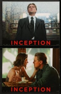 3c049 INCEPTION 8 French LCs 2010 Christopher Nolan, Leonardo DiCaprio, Gordon-Levitt, different!