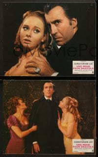 3c042 TASTE THE BLOOD OF DRACULA 6 French LCs 1970 Hammer horror, vampire Christopher Lee!