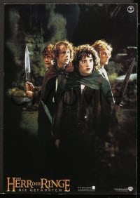 3c655 LORD OF THE RINGS: THE FELLOWSHIP OF THE RING 3 German LCs 2001 J.R.R. Tolkien!