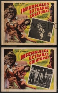 3c010 INCREDIBLY STRANGE CREATURES 4 Mexican LCs 1963 they stopped living and became mixed-up zombies!