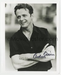 3d746 AIDAN QUINN signed 8x10 REPRO still 1990s great close up with his arms crossed!
