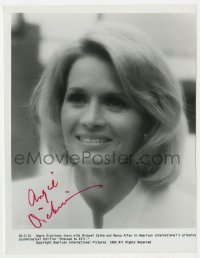 3d433 ANGIE DICKINSON signed 7.75x10 still 1980 great smiling close up from Dressed To Kill!