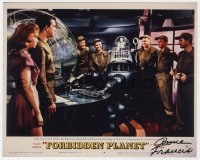 3d756 ANNE FRANCIS signed color 8x10 REPRO still 2001 cool lobby card image from Forbidden Planet!