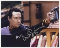 3d774 BRENT SPINER signed color 8x10 REPRO still 2000s close up as Star Trek's Lt. Cmdr. Data!