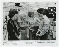 3d469 COLIN HIGGINS signed candid 8x10 still 1980 w/ Jane Fonda, Dolly Parton & Tomlin in 9 to 5!