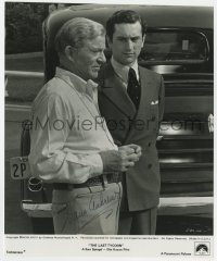 3d473 DANA ANDREWS signed 8x9.75 still 1976 close up with Robert De Niro in The Last Tycoon!