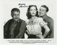 3d488 DOROTHY LAMOUR signed TV 8x10 still R1980 with Naish & de Cordova in A Medal For Benny!