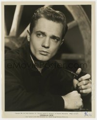 3d490 DOUGLAS DICK signed 8.25x10.25 still 1946 Paramount studio portrait holding tobacco pipe!