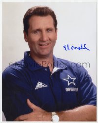 3d814 ED O'NEILL signed color 8x10 REPRO still 1990s great portrait wearing Dallas Cowboys shirt!
