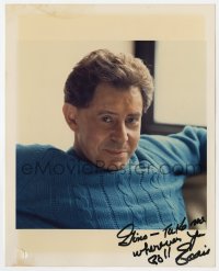 3d815 EDDIE FISHER signed color 8x10 REPRO still 1980s portrait of the famous singer later in life!