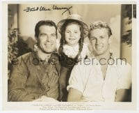3d505 FRED MACMURRAY signed 8.25x10 still 1941 with Sterling Hayden & cute Carolyn Lee in Virginia!