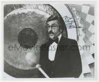 3d828 GARY OWENS signed 8.25x9.75 REPRO still 1980s great portrait hosting The Gong Show!