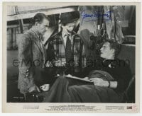 3d532 JAMES STEWART signed 8x10 still 1952 as arrested clown with Heston in Greatest Show on Earth!