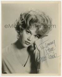 3d535 JANE FONDA signed 8x10 still 1962 sexy head & shoulders portrait from Period of Adjustment!