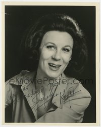 3d541 JEAN KRAFT signed 8x10 publicity still 1970s great smiling portrait of the opera singer!