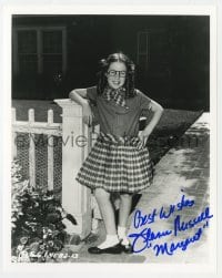 3d861 JEANNIE RUSSELL signed 8x10 REPRO still 1980s she was Margaret in TV's Dennis the Menace!