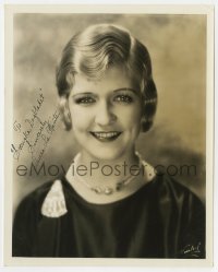 3d576 LAURA LA PLANTE signed 8x10 still 1927 Freulich portrait when she made The Cat and the Canary!