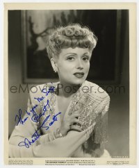 3d598 MARTHA SCOTT signed 8.25x10 still 1943 pretty head & shoulders portrait from Hi Diddle Diddle!