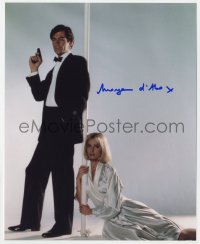 3d918 MARYAM D'ABO signed color 8x10 REPRO still 1990s sexy Bond girl in The Living Daylights!