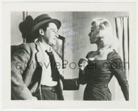 3d927 MICKEY SPILLANE signed 8x10 REPRO still 1980s great scene as Mike Hammer in The Girl Hunters!