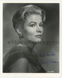 3d932 NANCY OLSON signed 8x10 REPRO still 1980s beautiful portrait looking over her shoulder!