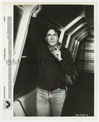 3d617 NICHOLAS MEYER signed candid 8.25x10 still 1979 on the set of Star Trek II The Wrath of Khan!