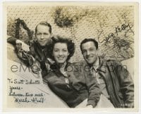3d633 PILOT #5 signed 8x10 still 1942 by Marsha Hunt AND Gene Kelly, w/Franchot Tone by C.S. Bull!
