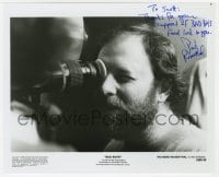 3d650 RICK ROSENTHAL signed candid 8x9.75 still 1983 peering into camera while directing Bad Boys!