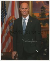 3d651 RICK SCOTT signed color 8x10 still 2010s Republican Senator & former Governor of Florida!
