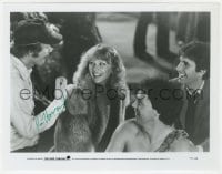 3d663 RON HOWARD signed candid 8x10.25 still 1982 w/ Michael Keaton, Winkler & Long in Night Shift!
