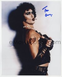 3d984 TIM CURRY signed color 8x10 REPRO still 2000s Dr. Frank-N-Furter in Rocky Horror Picture Show!