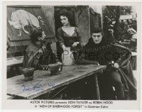 3d682 VAL GUEST signed candid 8x10.25 still 1954 the English director of Men of Sherwood Forest!