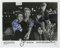 3d695 WILD LIFE signed 8x10 still 1984 by Jenny Wright, Chris Penn, Lea Thompson AND Eric Stoltz!