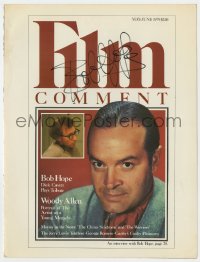 3d421 BOB HOPE signed magazine cover May-June 1979 he was the cover story for Film Comment!