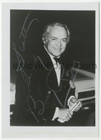 3d261 CHARLES BUDDY ROGERS signed 5x7 photo 1980s great portrait wearing tuxedo later in his life!