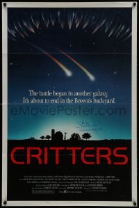 3d005 CRITTERS signed style B 1sh 1986 by Dee Wallace Stone, the alien battle ends on Earth!