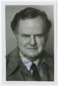 3d743 DANIEL PETRIE signed 5x7 REPRO photo 1980s head & shoulders portrait of the Canadian actor!