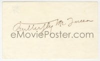 3d316 BUTTERFLY MCQUEEN signed 3x5 index card 1980s can be framed & displayed with a repro still!