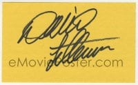 3d322 DAVID LETTERMAN signed 3x5 index card 1980s it can be framed & displayed with a repro!