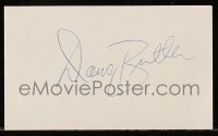 3d323 DAWS BUTLER signed 3x5 index card 1970s includes a Huckleberry Hound comic to frame with!