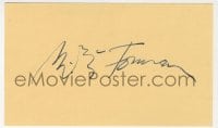 3d374 MILOS FORMAN signed 3x5 index card 1970s it can be framed & displayed with a repro!