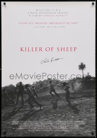 3d014 KILLER OF SHEEP signed 1sh 2007 by director Charles Burnett, photo of kids on the run!