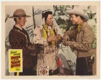 3d151 NORTH OF THE GREAT DIVIDE signed LC #4 1950 by Iron Eyes Cody, who's with Roy Rogers!