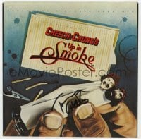 3d174 TOMMY CHONG signed 7x7 record sleeve 1978 by Tommy Chong, Cheech & Chong's Up in Smoke!