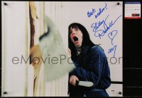 3d061 SHELLEY DUVALL signed color 16x20 REPRO photo 2017 classic terrifying scene from The Shining!