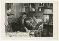 3d192 ANNE REVERE signed label on 6x8 book page 1970s with Gregory Peck in Gentleman's Agreement!