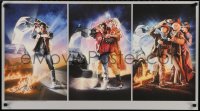 3d023 DREW STRUZAN signed limited edition 20x36 art print 2003 from all 3 Back to the Future movies!