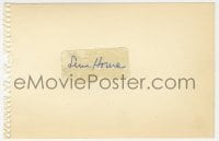 3d727 LENA HORNE signed 1x2 label glued to album page 1940s it can be framed with a repro!