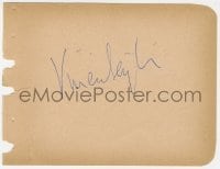 3d739 VIVIEN LEIGH signed 5x6 album page 1940s it can be framed with a repro still!